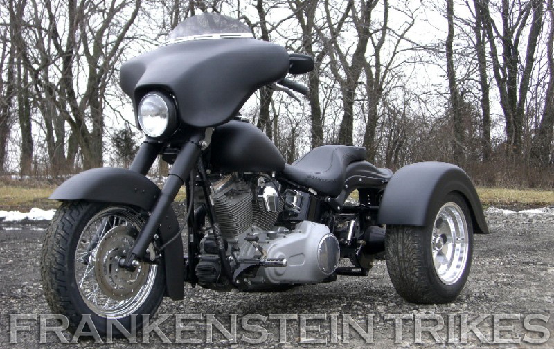 Frankenstein Trike Kit on 2007 Sotail with custom options